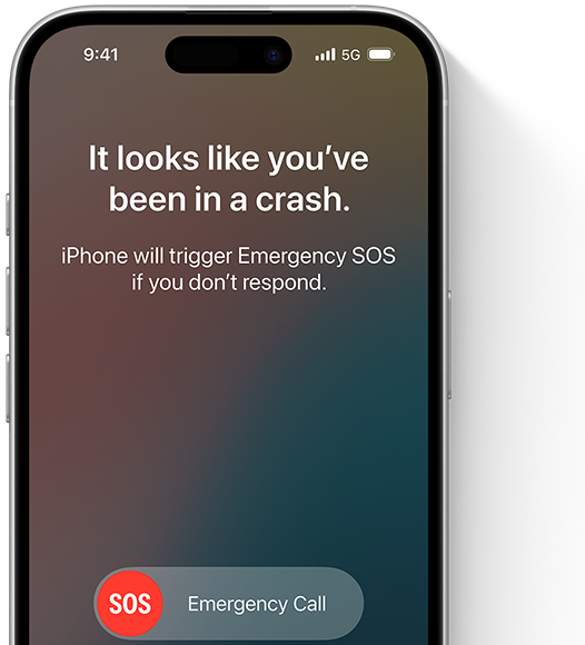 Showing GPS location and Emergency SOS messaging via Satellite on iPhone 16