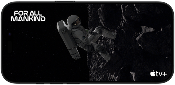 The Red Moon: Episode 1 scene from the AppleTV+ series For All Mankind displayed on the iPhone 16 Pro